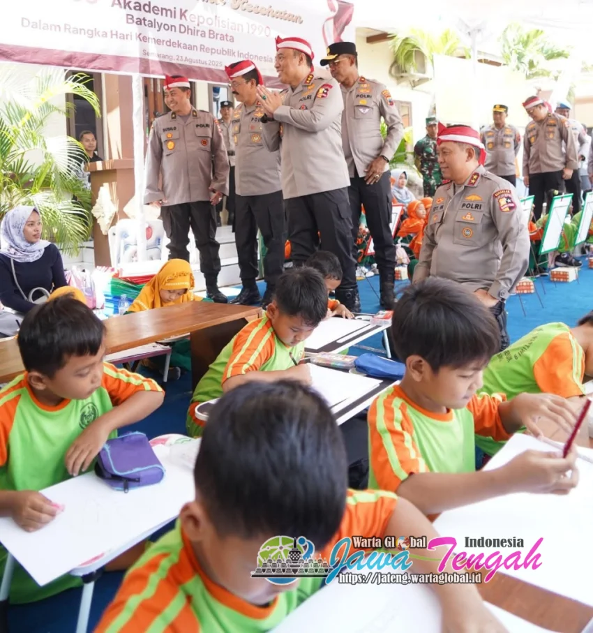Wakapolri Sapa Anak-Anak TK di Semarang dengan Humanis