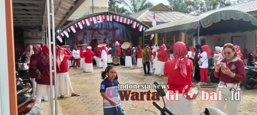  Desa Kendarom Gelar Rakor PKK se-Kecamatan Kuaro, Meriah dengan Semangat Kemerdekaan.