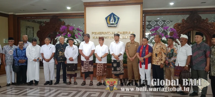 Bupati Badung Gandeng Tokoh Lintas Agama Jaga Kedamaian Menyongsong Aksi Unjuk Rasa
