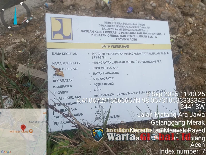 Publik Soroti, Proyek P3a Desa Matang Ara jawa