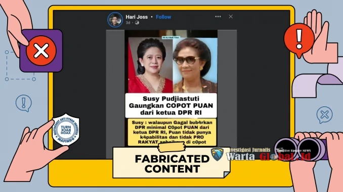 Klaim Susi Pudjiastuti Serukan Pencopotan Puan Maharani dari Kursi Ketua DPR RI Ternyata Hoaks, Faktanya Hanya Minta Pemecatan Anggota Dewan Tak Berempati Klaim Susi Pudjiastuti Serukan Pencopotan Puan Maharani dari Kursi Ketua DPR RI Ternyata Hoaks, Faktanya Hanya Minta Pemecatan Anggota Dewan Tak Berempati