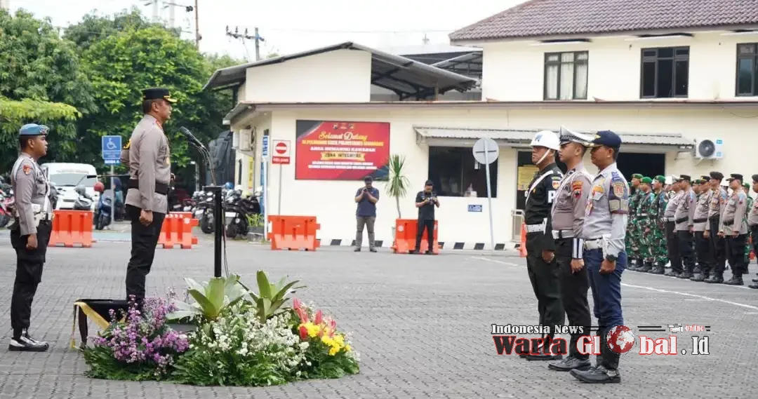Kapolrestabes Semarang Pimpin Gelar Pasukan Operasi Zebra Candi 2025