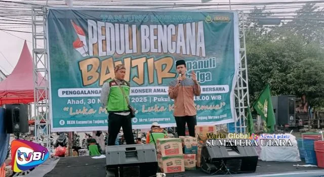 Anggota DPRD Ds Andi Baso Ariaji Hadiri Penggalangan Dana yang Digelar oleh Badan Koordinasi Remaja Masjid Tanjung Morawa