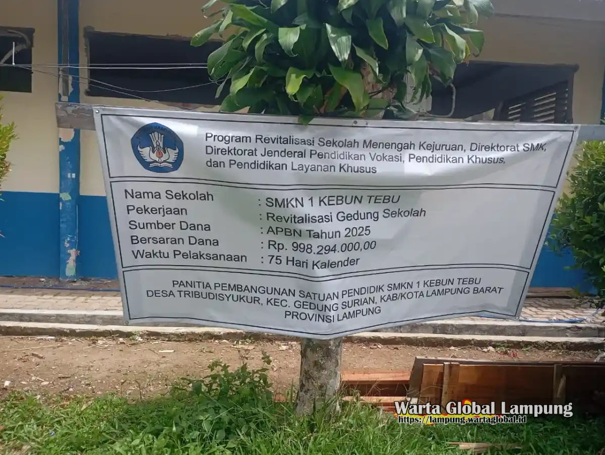Program Revitalisasi Sekolah Menengah Kejuruan Direktorat SMK Kecamatan Kebun Tebu Diduga Tidak Sesuai Spesifikasi, LSM dan Awak Media Turun Memantau