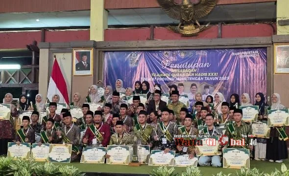Kota Semarang Pertahankan Juara Umum MTQH XXXI Jawa Tengah