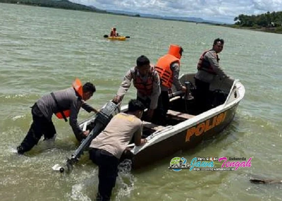 Polres Wonogiri Gelar Simulasi Kesiapsiagaan Penangann Banjir dan Kecelakaan Lalu Lintas
