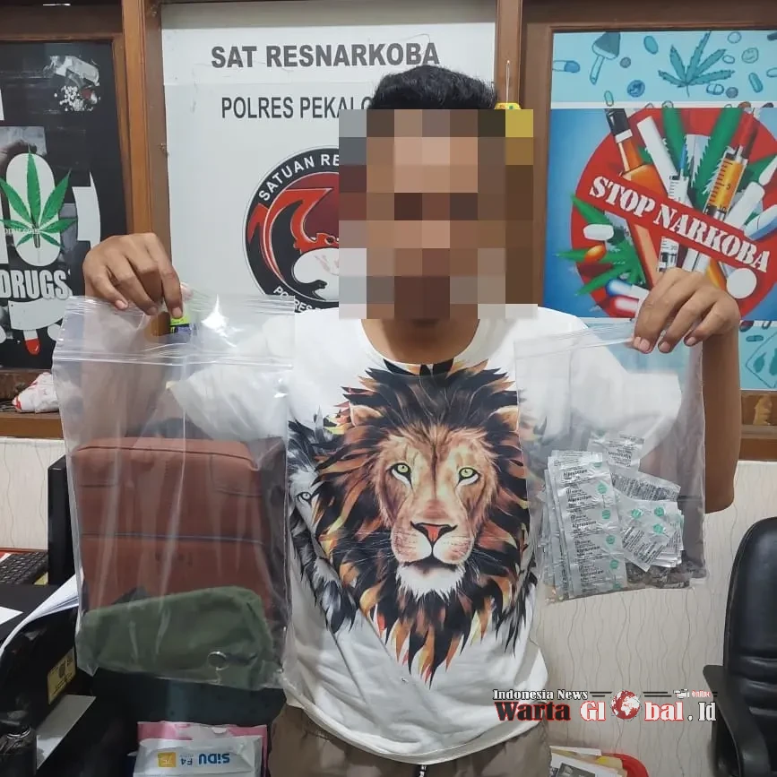 Polres Pekalongan Ringkus Penjual Ganja dan Obat Keras di Kedungwuni