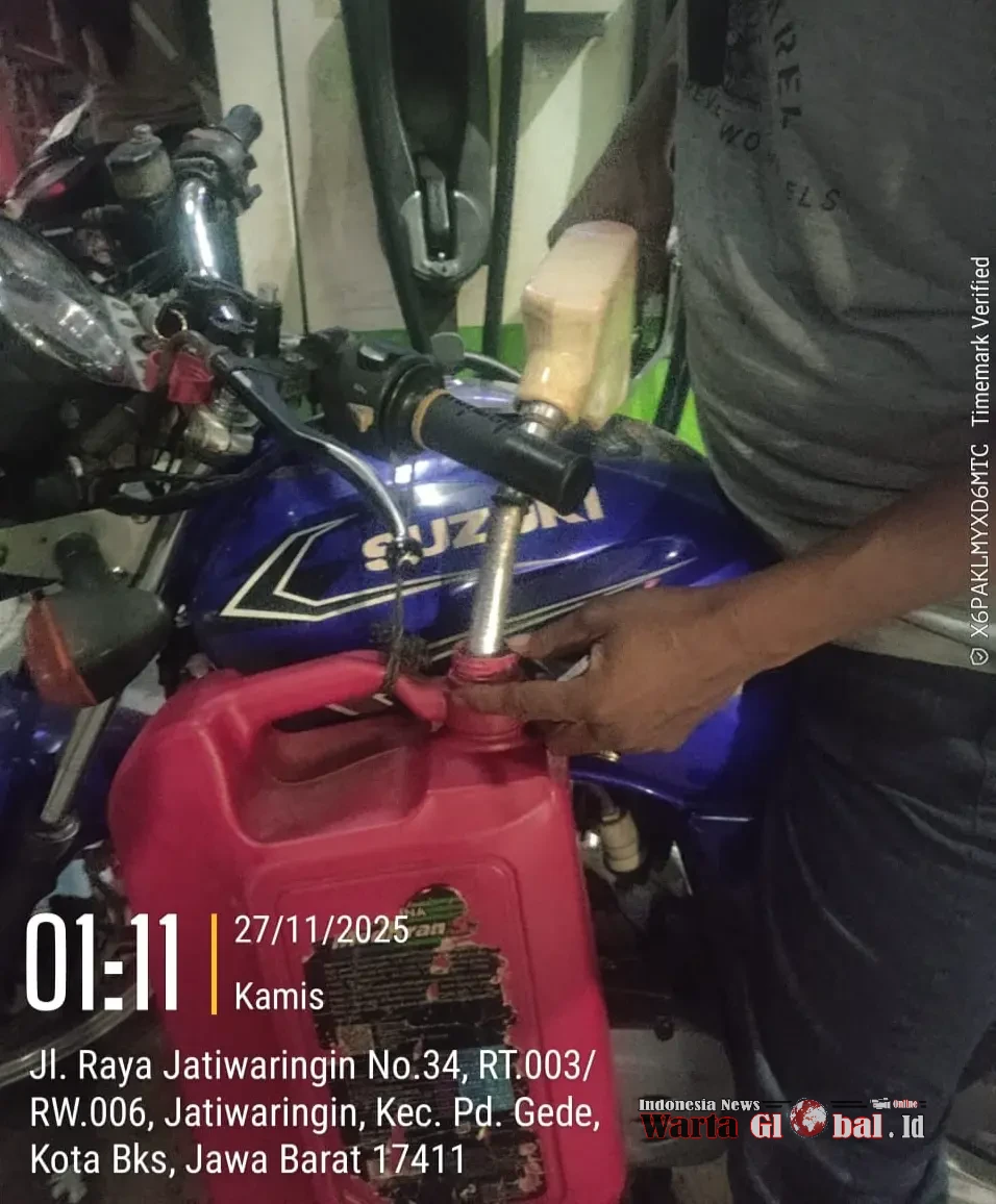 Lembaga Aliansi Indonesia Meminta Kepada BPH Migas Agar SPBU 34.171.28 Di Jalan Raya Jatiwaringin Kecamatan Pondok Gede Bekasi Jawa Barat Segera Di Adakan Tindak Tegas