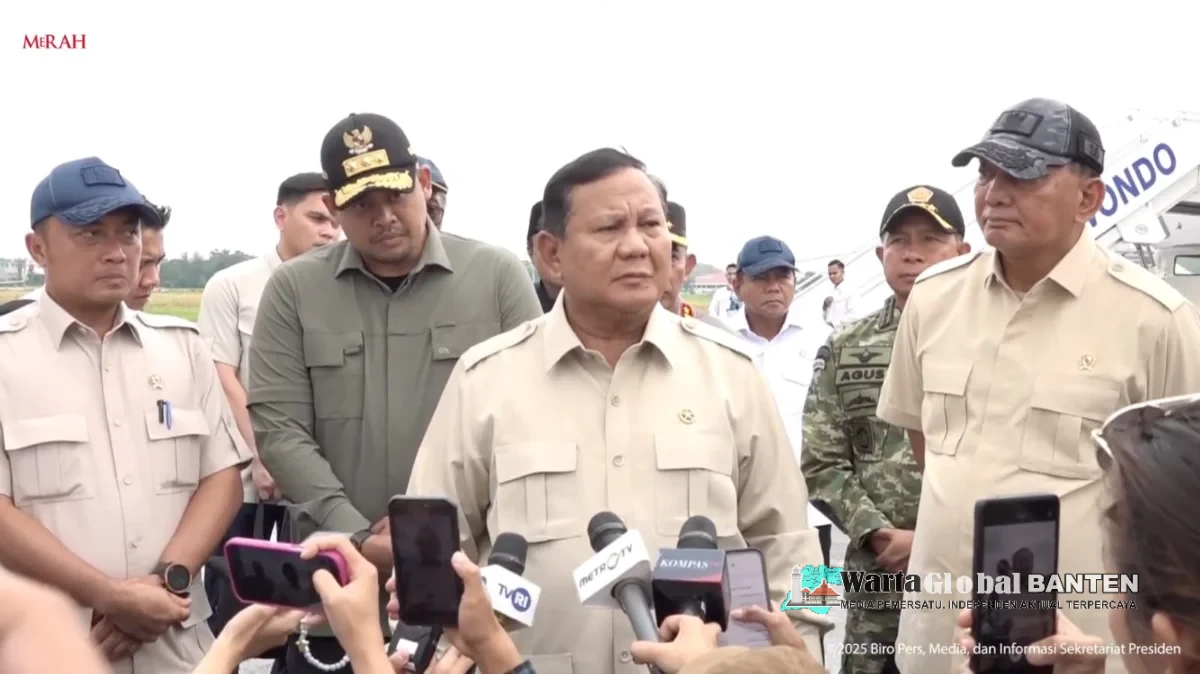 Prabowo Targetkan Listrik di Lokasi Bencana Pulih Secepatnya