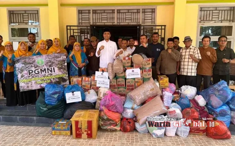 Guru Madrasah se-Indonesia Patungan Bantu Penyintas Banjir di Pidie Jaya Aceh