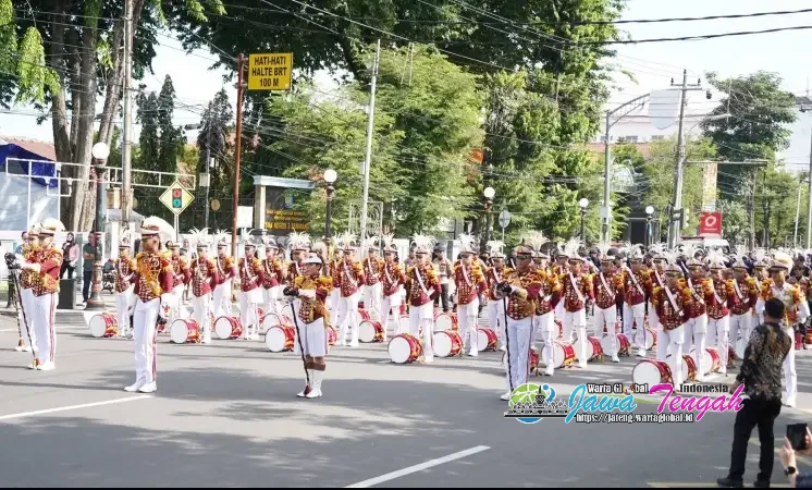 Kirab Kenal Pamit Taruna Akpol Disaksikan Ribuan Warga Semarang