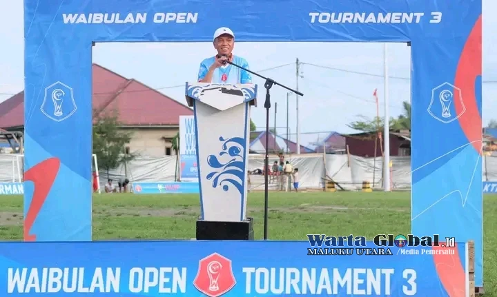 Bupati Halteng Ikram Sangadji Buka Waibulen Cup III, Tekankan Sportivitas dan Jaga Keamanan Selama Turnamen Berlangsung.