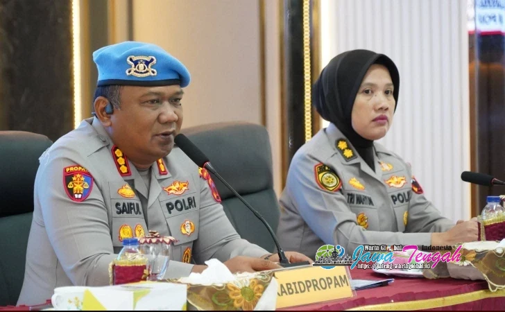 Kabid Propam Polda Jateng Pimpin Pelatihan Layanan Pengaduan Masyarakat Online QR Code Divpropam Polri