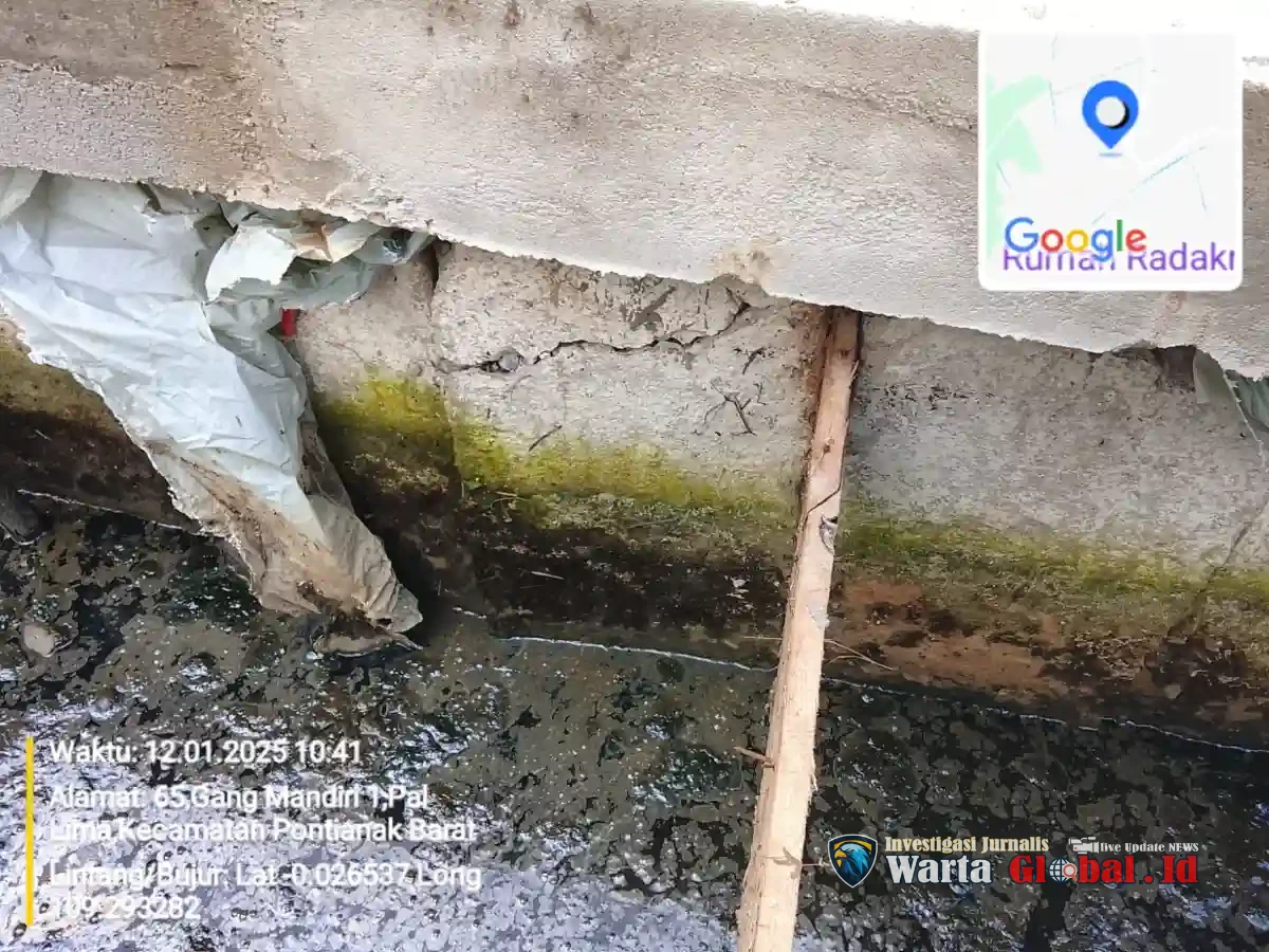 Proyek Saluran Air SDA Kota Pontianak di Jalan Tabrani Ahmad Dipertanyakan: Tanpa Plang dan Diduga Tak Sesuai Spek, Warga Resah