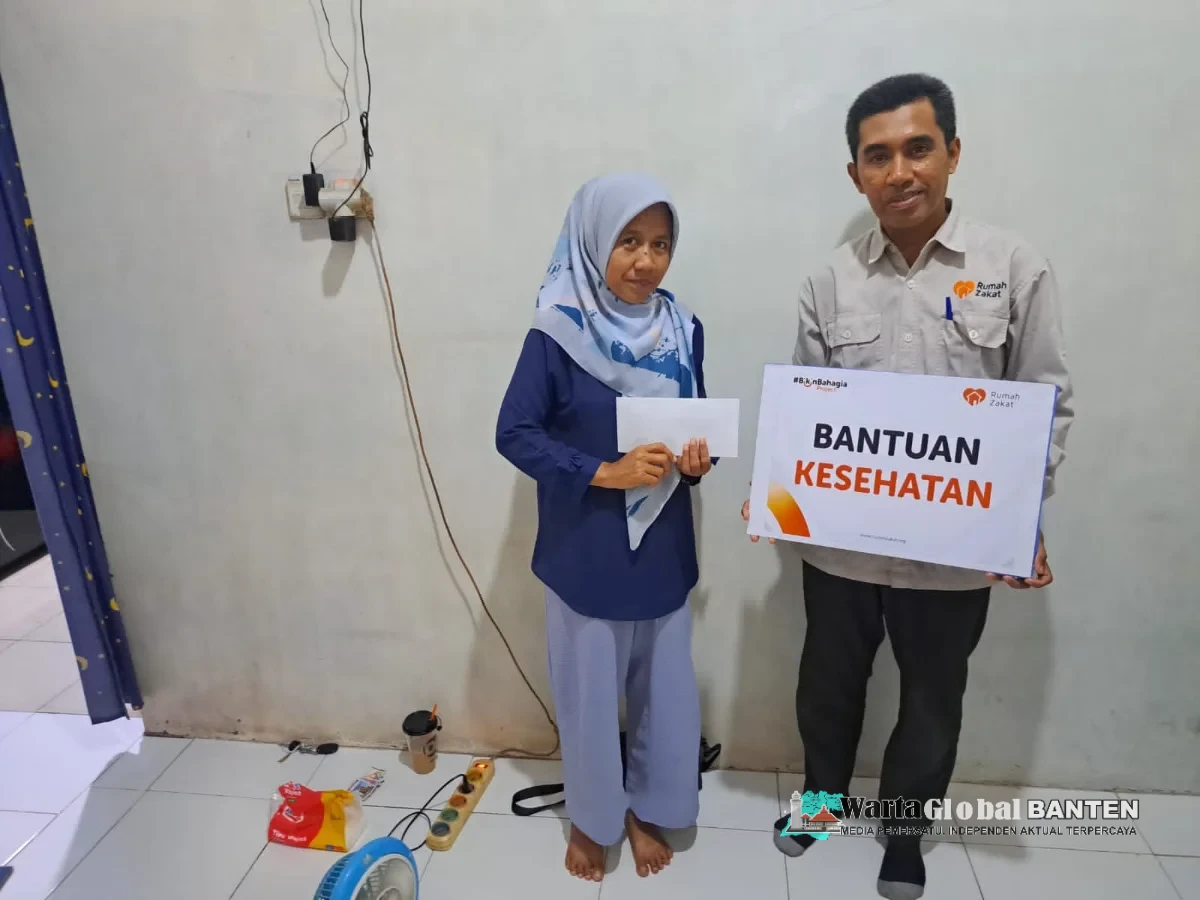 Rumah Zakat Kota Cilegon Salurkan Bantuan Kesehatan ke keluarga Alm. Supriyadi, Pimpinan Redaksi Matamedia news