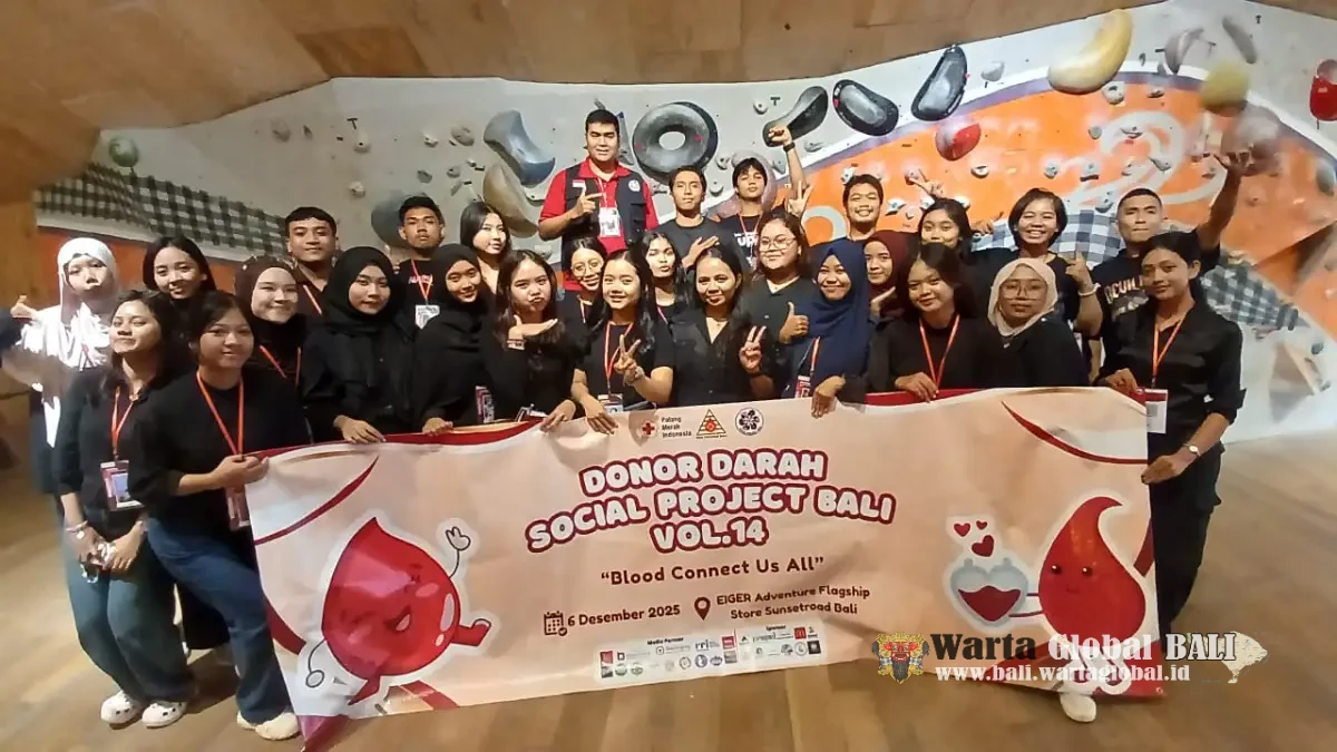 Herdian Armandhani,SE
Usung Tema "Blood Connects Us" , Social Project Bali Kumpulkan 102 Kantong Darah untuk Aksi Kemanusiaan