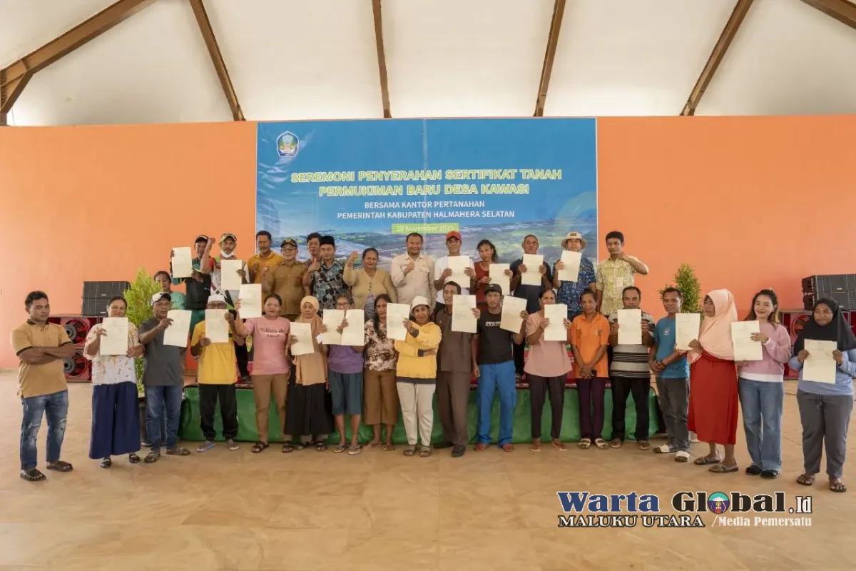 Warga Permukiman Baru Desa Kawasi: Kami Nyaman di Sini