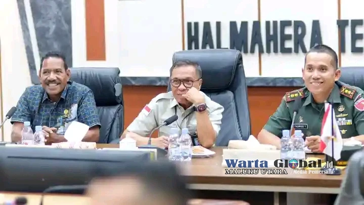 Bupati Halteng Ikuti Rapurna TMMD ke-45 Secara Virtual, Kasad Tekankan Penguatan Kolaborasi dan Pembangunan dari Pinggiran.