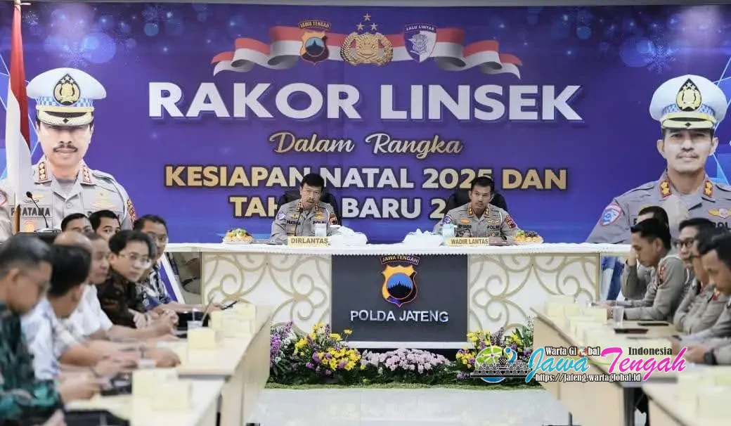 Dirlantas Polda Jateng Pimpin Rakor Lintas Sektoral Perkuat Sinergi Pengamanan Nataru 2025-2026