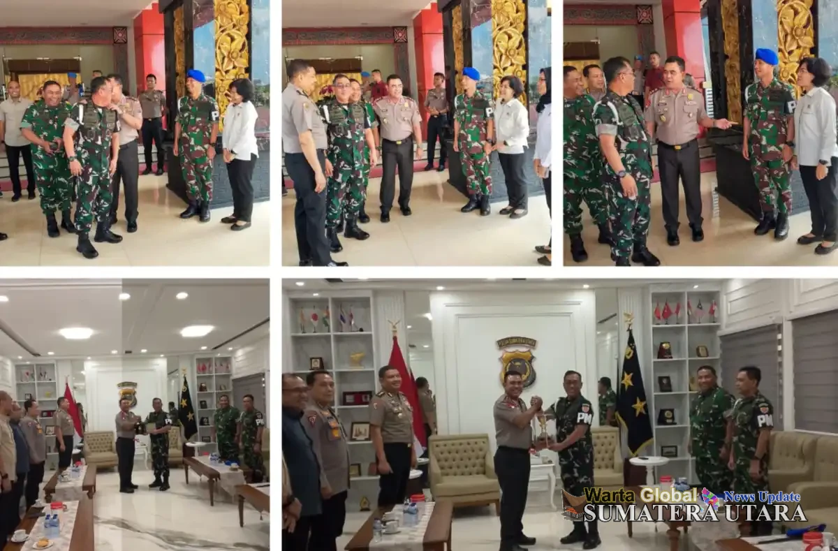 Kunjungi Polda Sumut, Danpuspomad Tekankan Pentingnya Sinergitas