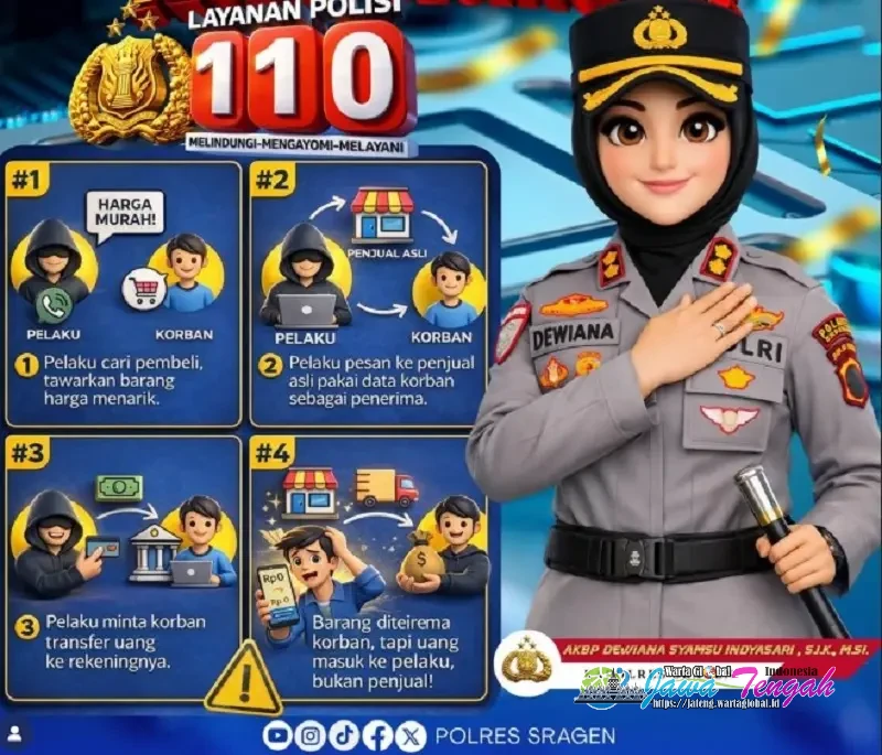 Kapolres Sragen Minta Warga Lebih Waspada Bertransaksi Online