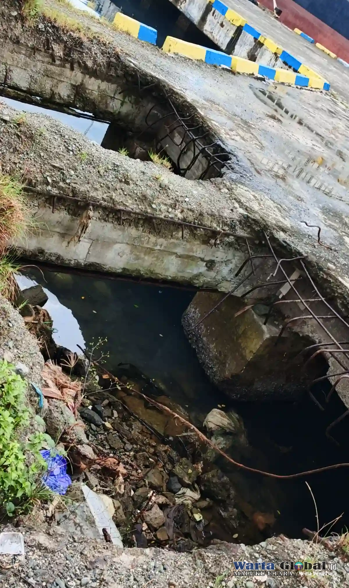 Dermaga Pelabuhan Babang Rusak, Pengelola Dinilai Abai Keselamatan Publik.