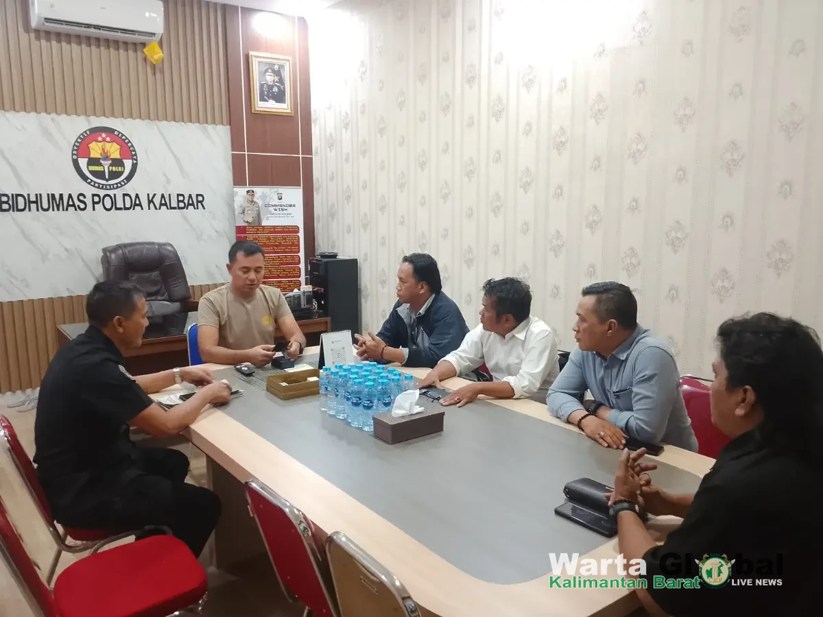 Ketua GWI Pontianak dan Awak Media Disambut Hangat Humas Polda Kalbar