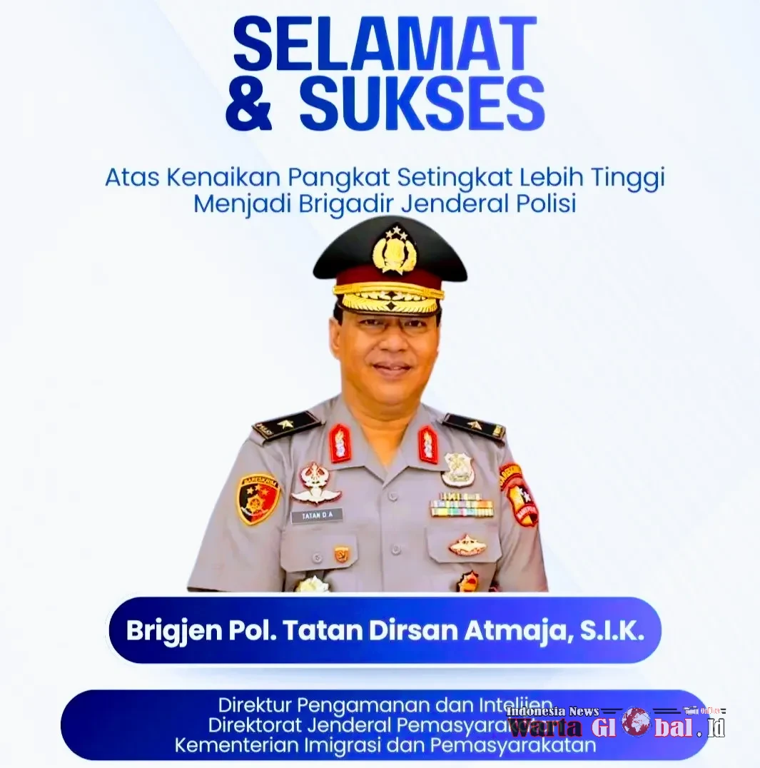 Anak Medan Brigjend Pol Tatan Dirsan Atmaja: Perkuat Pengamanan Lapas di Indonesia