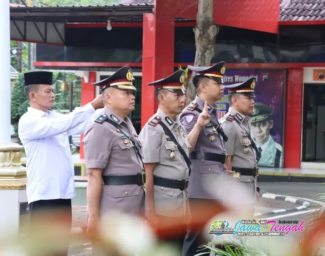 Kapolres Pimpin Sertijab Tiga Pejabat Utama Polres Wonogiri