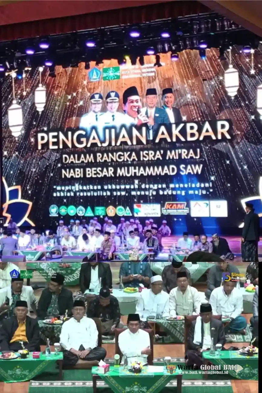 Pengajian Akbar Peringati Isra Miraj Sukses Digelar Ribuan Jamaah di Badung