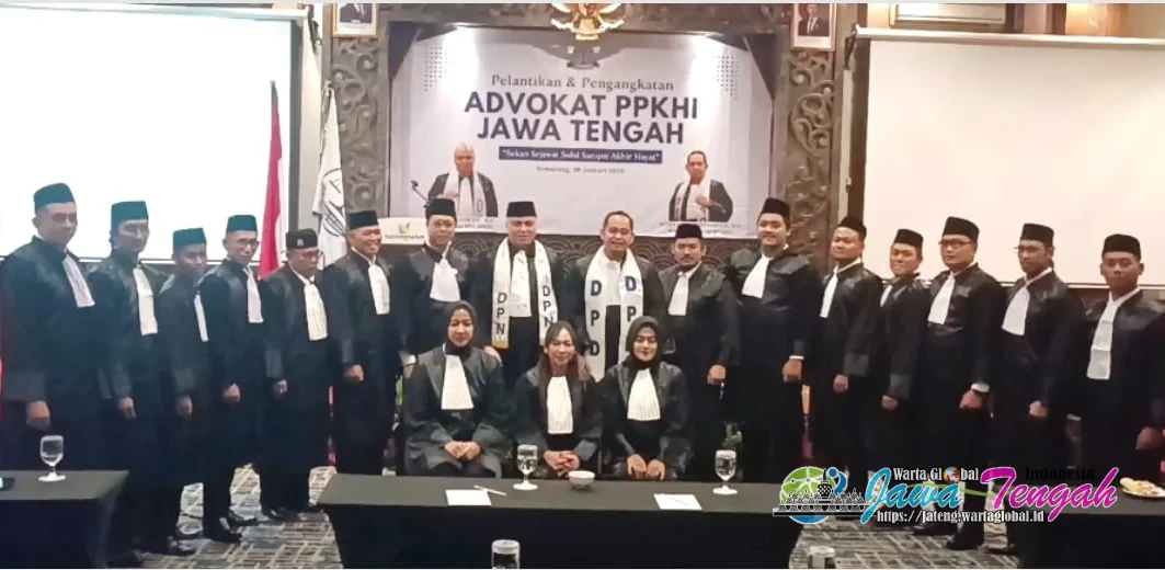 PPKHI Jawa Tengah Lantik 18 Advokat Baru, Perkuat Barisan Penegak Hukum 2026