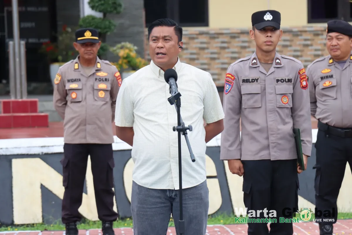 AKP Ambril, S.H., M.A.P, Pamit Kepada Personel Polres Melawi