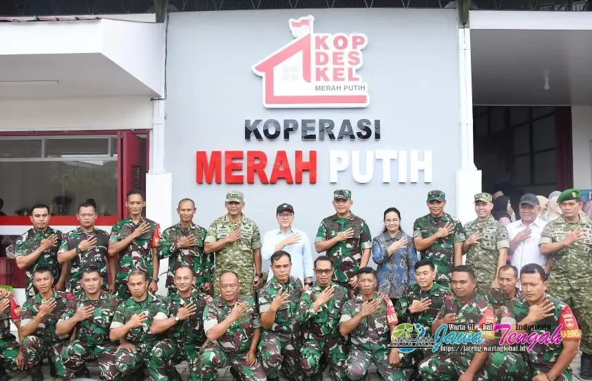 Pangdam IV/Diponegoro Dampingi Kunjungan Kerja Menko Bidang Pangan di KDKMP Sampangan Semarang