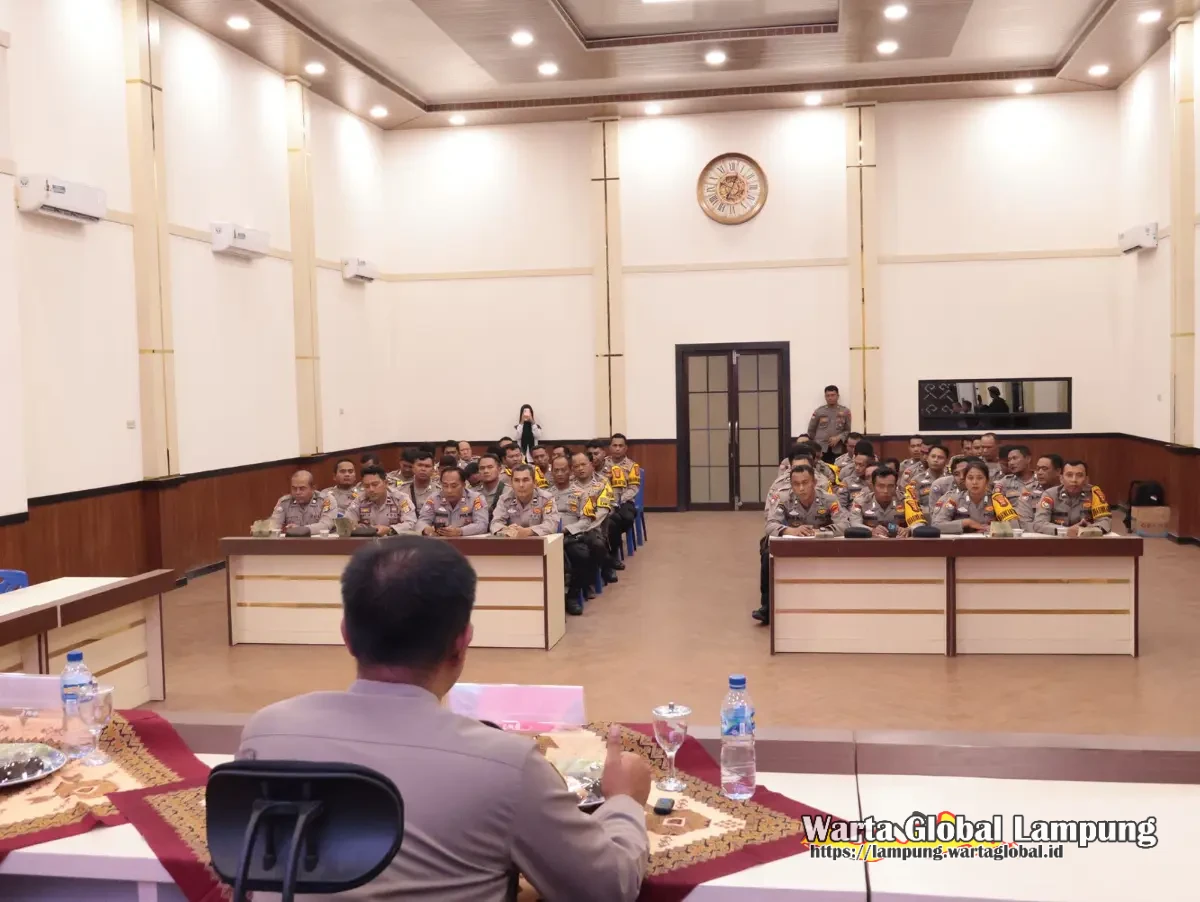 Wakapolres tulang bawang tancap gas bhabinkamtibmas di pacu tingkat kan kinerja demi keamanan masyarakat