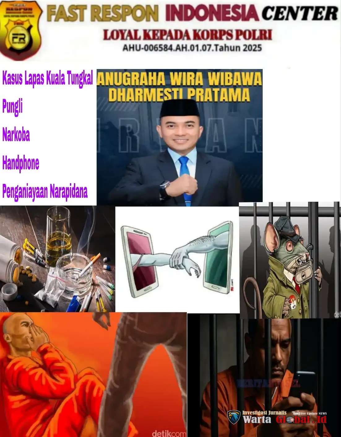 Membusuk di Balik Tembok Lapas: Kanwil Ditjenpas Jambi Diduga Lindungi Kejahatan, Negara Diuji di Kuala Tungkal