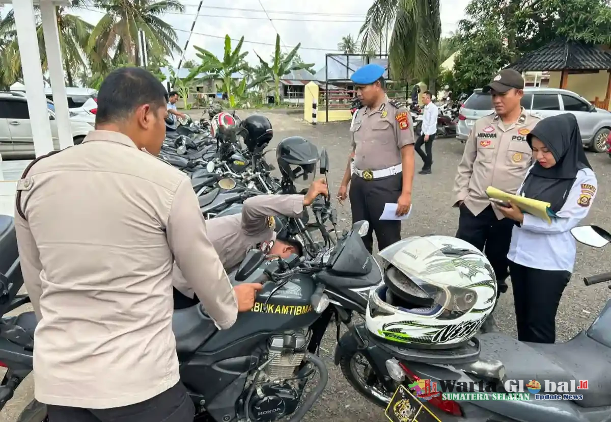 Bag Logistik Polres Ogan Ilir Laksanakan Supervisi Pemeriksaan di Polsek Pemulutan!!???