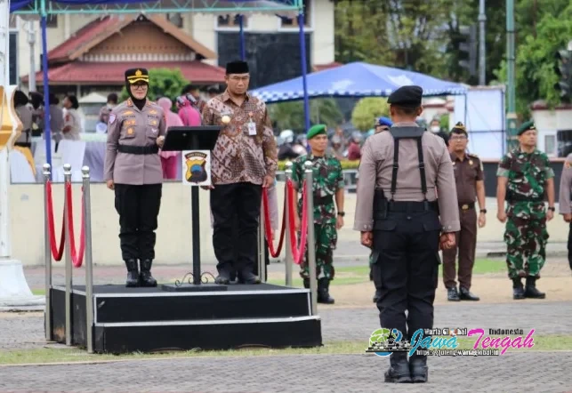 Kapolres Sragen dan Bupati Pimpin Apel Siaga Ramadan, Sinergi Forkopimda Jaga Kondusivitas Wilayah