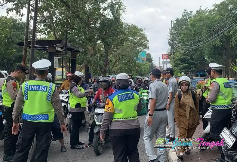 Polresta Surakarta Gelar Ops LaluLintas Tindak 63 Pelanggar