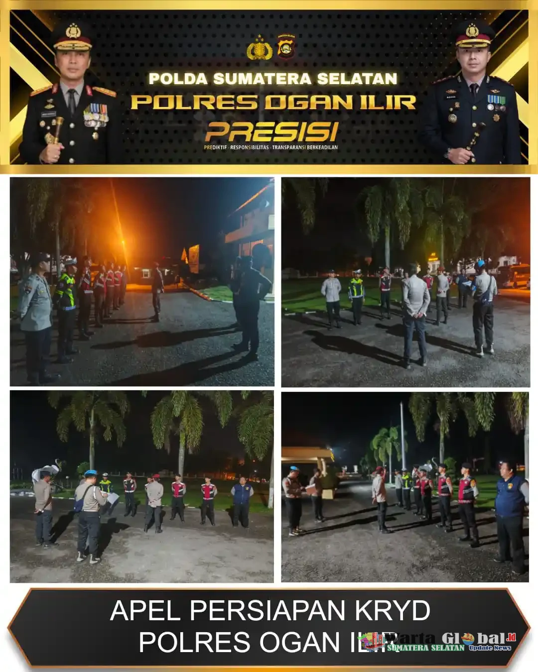 Polres Ogan Ilir Intensifkan KRYD seiring Pelaksanaan Operasi Pekat Musi 2026, Antisipasi Kejahatan dan Gangguan Kamtibmas!!!!