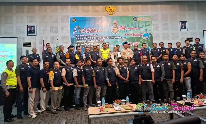 Satlantas Polres Pekalongan Gelar Pelatihan Safety Driving bagi Sopir Ambulans Desa