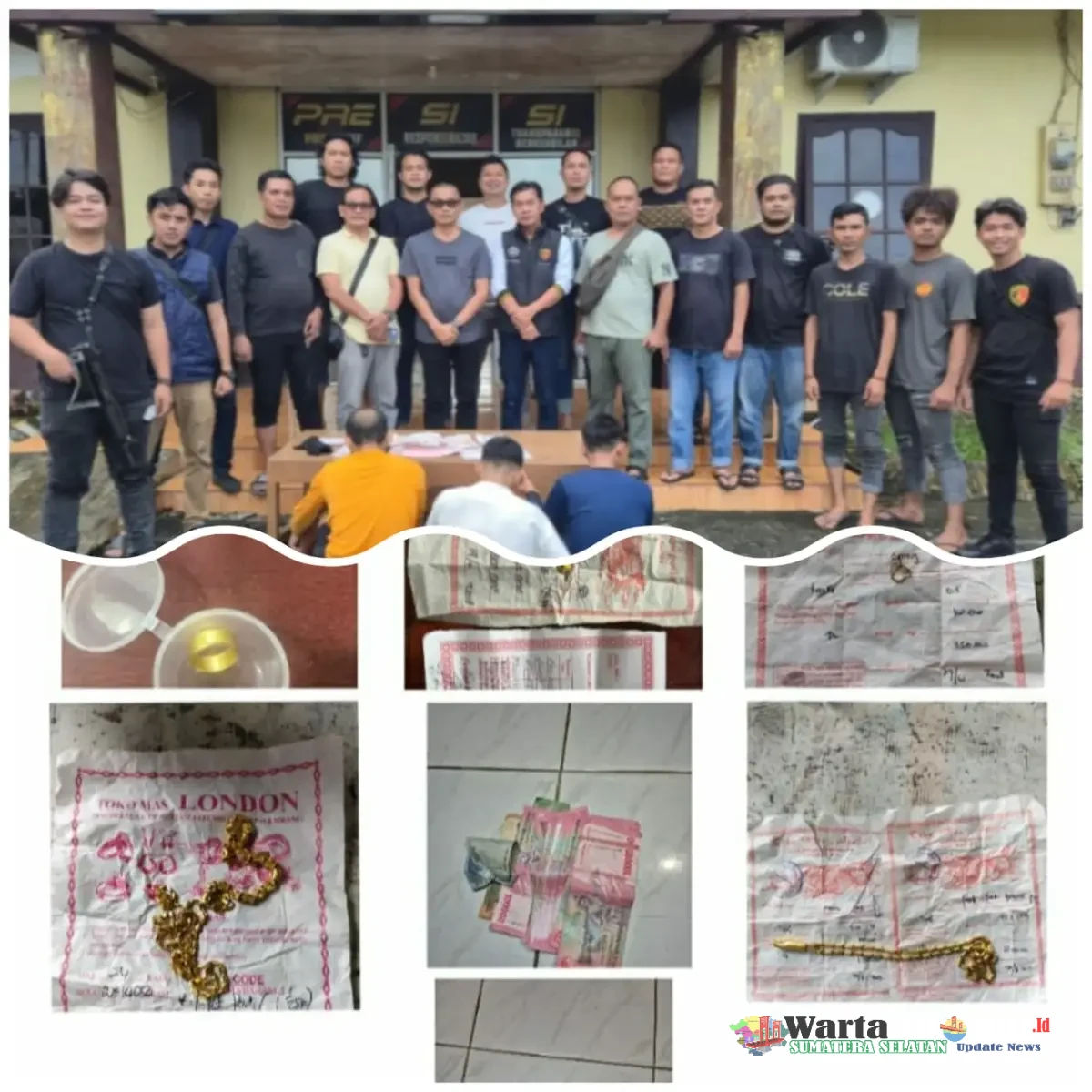 Tiga Pelaku Pencurian Rumah Kosong di Tanjung Raja Keok di Tangan Polisi Polres Ogan Ilir dan Polsek Tanjung Raja!!???