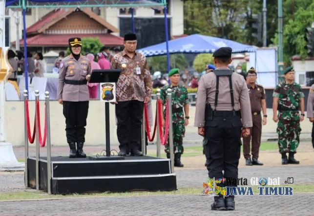 Polres Sragen Gelar Apel Siaga Ramadan, Sinergi Forkopimda Jaga Kondusivitas Wilayah