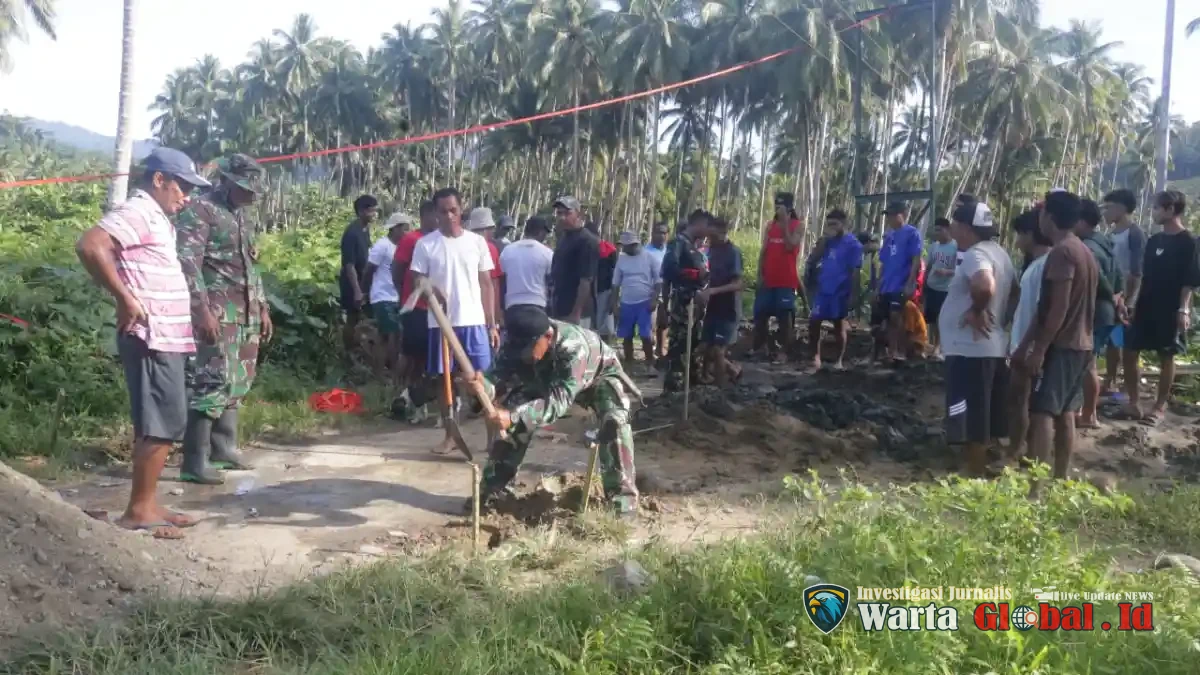 Kodim 1509/Labuha dan Masyarakat Bergotong Royong, Jembatan Gantung Garuda Memasuki Tahapan Pengerjaan