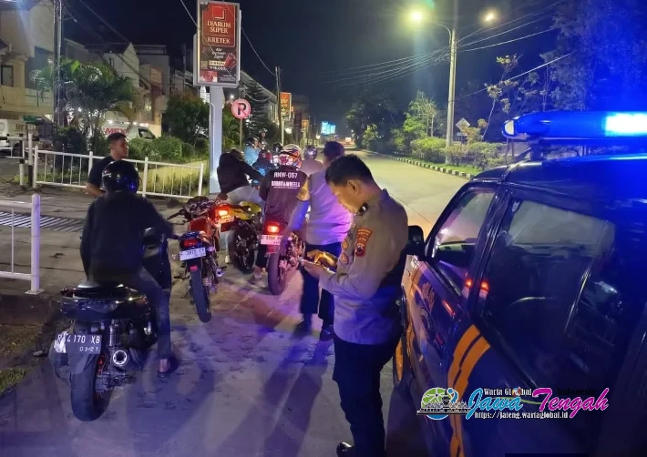 Polrestabes Semarang Gelar KRYD, Sita 33 Kendaraan Terlibat Balap Liar