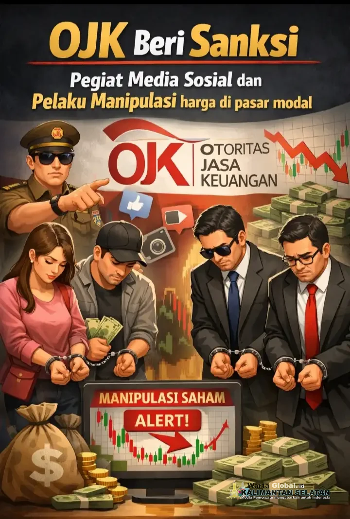OJK Beri Sanksi Pegiat Media Sosial dan Pelaku Manipulasi  Harga Di Pasar Modal