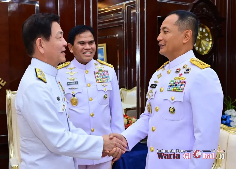 Perkuat Diplomasi Maritim, Kasal Terima Kunjungan Kehormatan Chief of Staff of Japan's Maritime Self-Defence Force