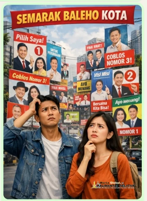 Noorhalis Majid  :  "Penertiban Baliho, “Jangan Samunyaan Ditaguk”