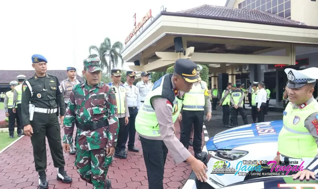 Wakapolres Pekalongan Pimpin Gelar Apel Pasukan Operasi Keselamatan Candi 2026