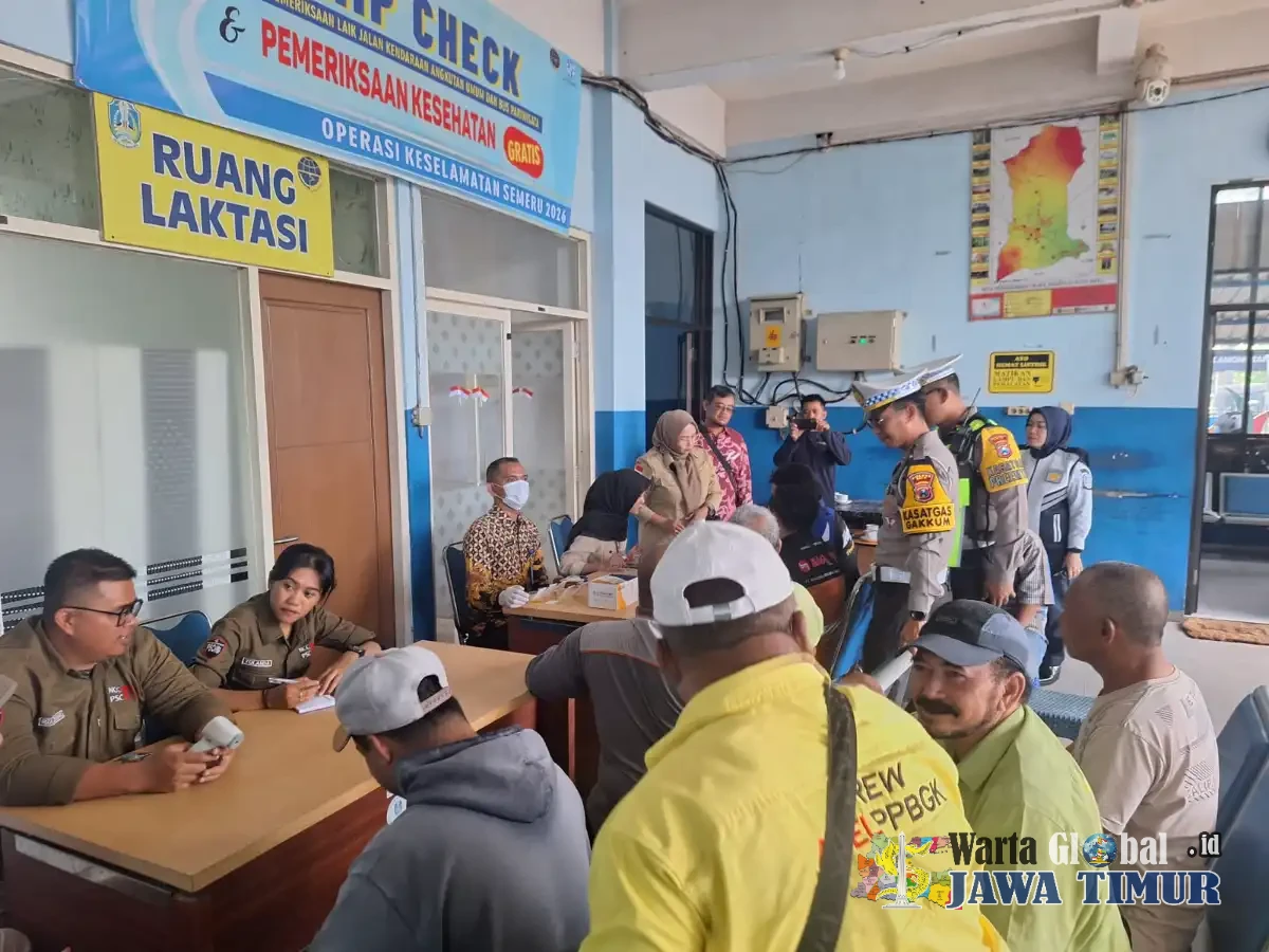 Ops Keselamatan Semeru 2026 Gelar Ramp Check, 5 Unit Bus Ditetapkan Tilang Ops Keselamatan Semeru 2026 Gelar Ramp Check, 5 Unit Bus Ditetapkan Tilang