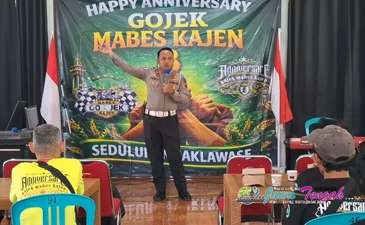 Satlantas Polres Pekalongan Edukasi Driver Ojol di Hari Jadi ke-8, Gaungkan Pesan Keselamatan Candi 2026